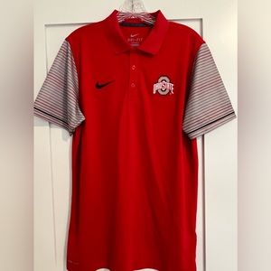 Nike Ohio State Mens Polo Size M